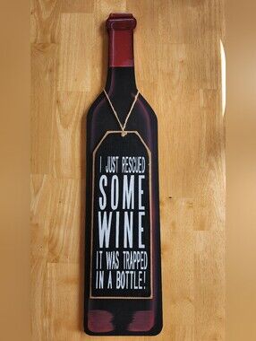 Wine Bottle Sign